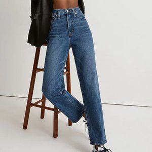 Madewell Perfect Vintage Straight Jeans, Mayfield Wash, Size 32